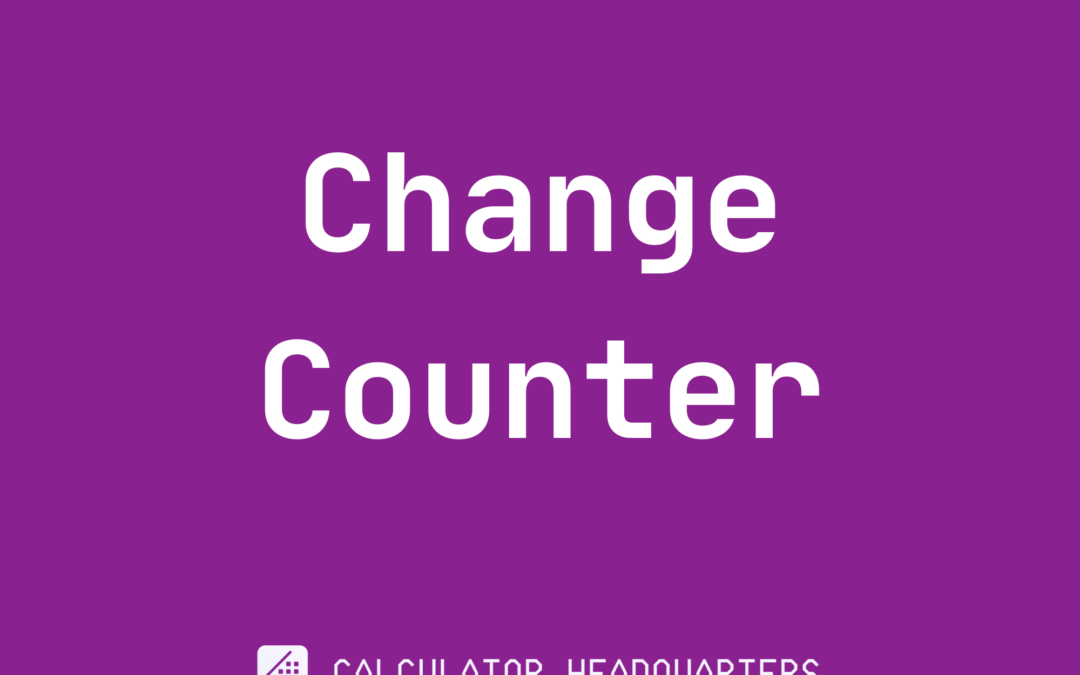 Change Counter